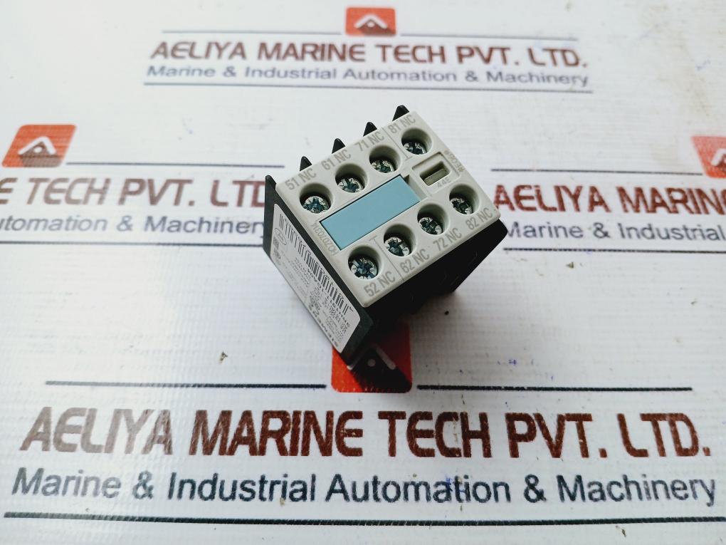 Siemens 3rh1911-1ga04 Auxiliary Switch Block, A600/q600, 10a/240v