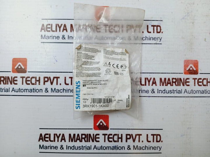 Siemens 3rk1901-1ka00 M12 Screw Cap (G/ 090629) (1pack = 10pcs)