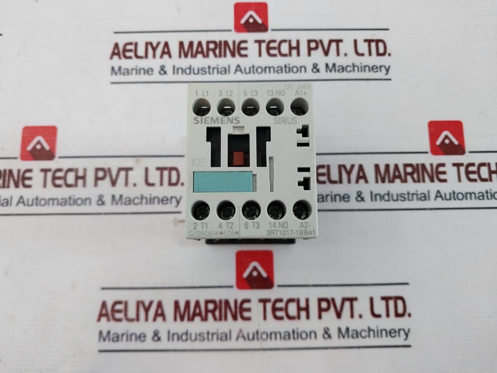 Siemens 3rt1017-1bb41 Sirius Contactor 24vdc
