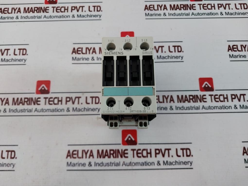 Siemens 3rt1026-3b..0 Contactor 24vdc 50/60hz