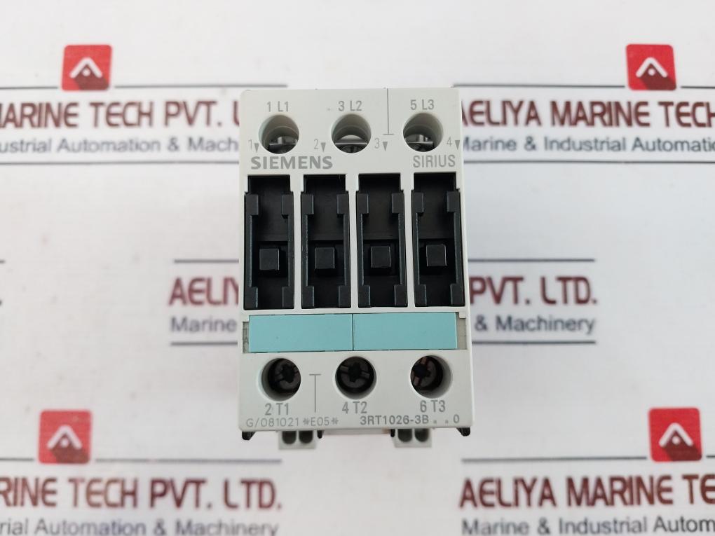 Siemens 3rt1026-3b..0 Contactor 24vdc 50/60hz