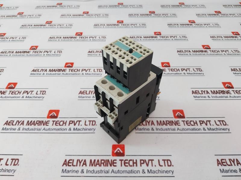 Siemens 3Rt1026-3B 0 Power Contactor W/ 3Rh1921-2Ha22 Auxiliary Switch Block