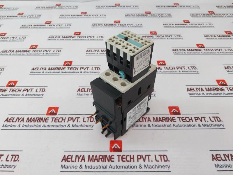 Siemens 3rt1026-3b..0 Power Contactor W/ 3rh1921-2ha22 Auxiliary Switch Block