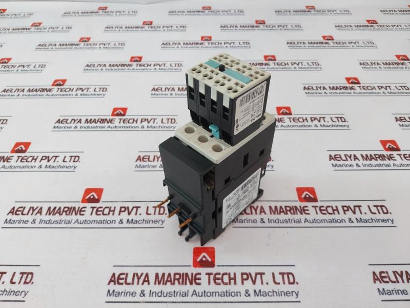 Siemens 3Rt1026-3B 0 Power Contactor W/ 3Rh1921-2Ha22 Auxiliary Switch Block