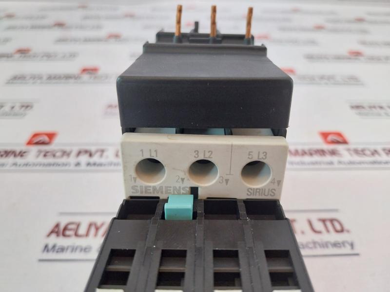 Siemens 3Rt1026-3B 0 Power Contactor W/ 3Rh1921-2Ha22 Auxiliary Switch Block
