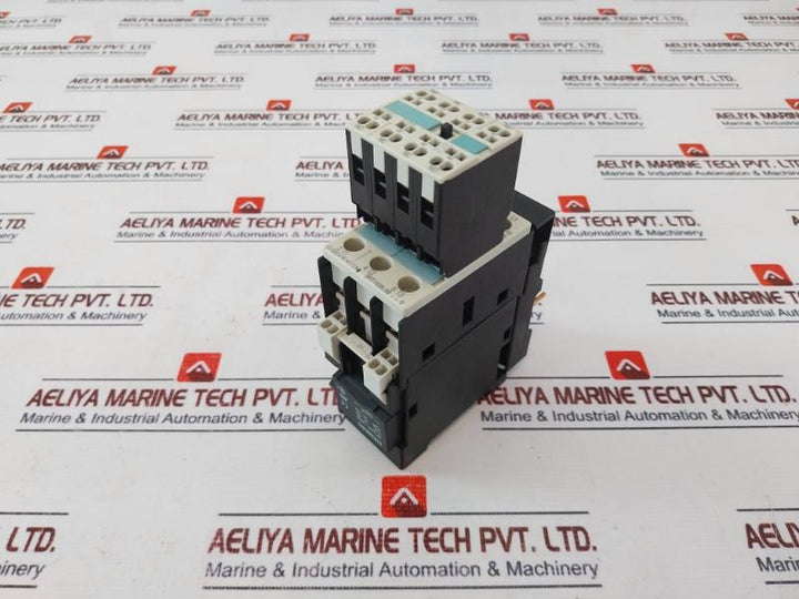 Siemens 3Rt1026-3B 0 Power Contactor W/ 3Rh1921-2Ha22 Auxiliary Switch Block 10A