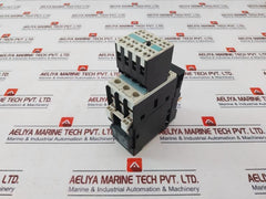 Siemens 3Rt1026-3B 0 Power Contactor W/ 3Rh1921-2Ha22 Auxiliary Switch Block 10A