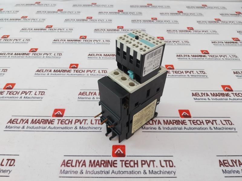 Siemens 3rt1026-3b..0 Power Contactor W/ 3rh1921-2ha22 Auxiliary Switch Block