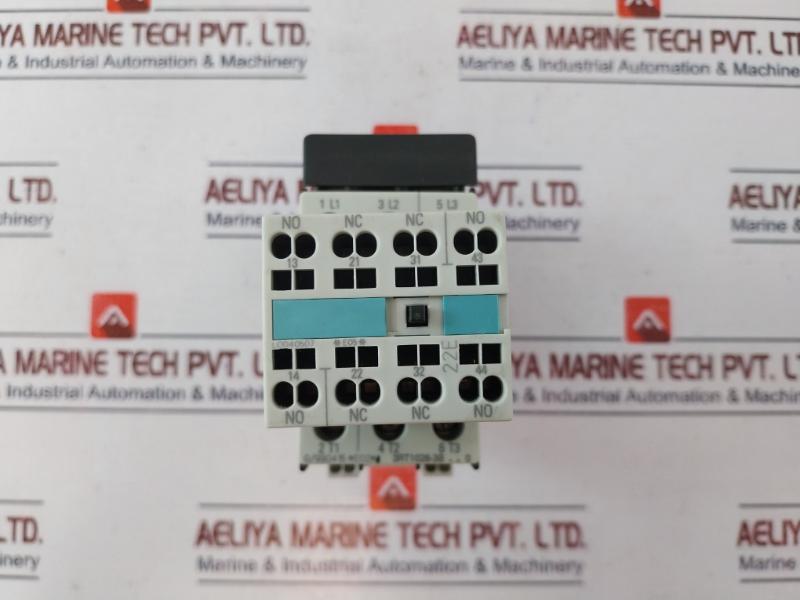 Siemens 3Rt1026-3B 0 Power Contactor W/ 3Rh1921-2Ha22 Auxiliary Switch Block 10A