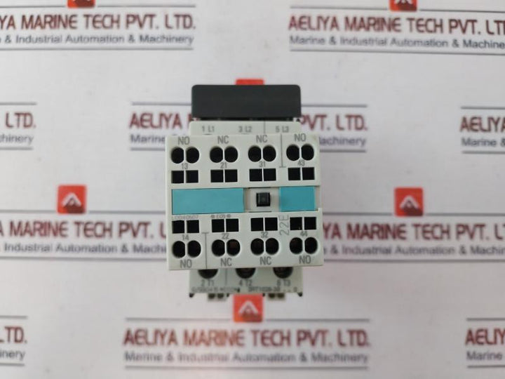 Siemens 3Rt1026-3B 0 Power Contactor W/ 3Rh1921-2Ha22 Auxiliary Switch Block 10A