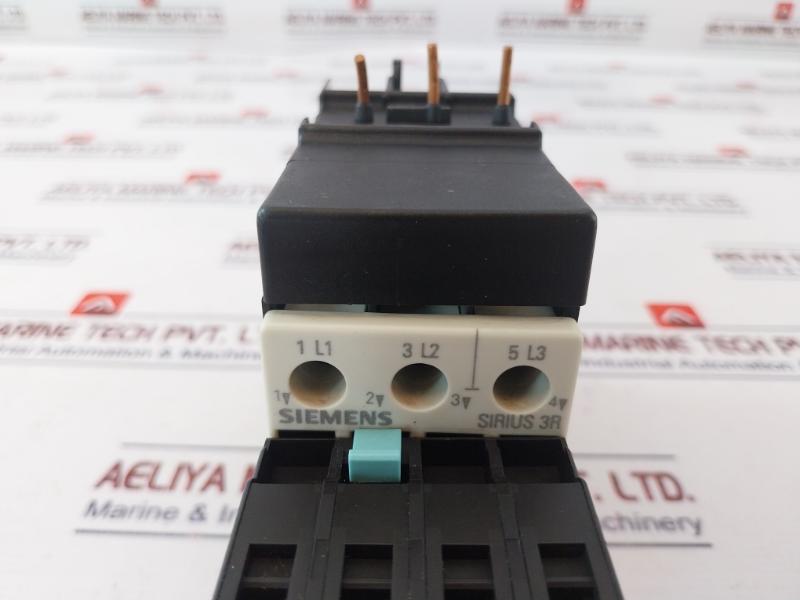 Siemens 3Rt1026-3B 0 Power Contactor W/ 3Rh1921-2Ha22 Auxiliary Switch Block 10A