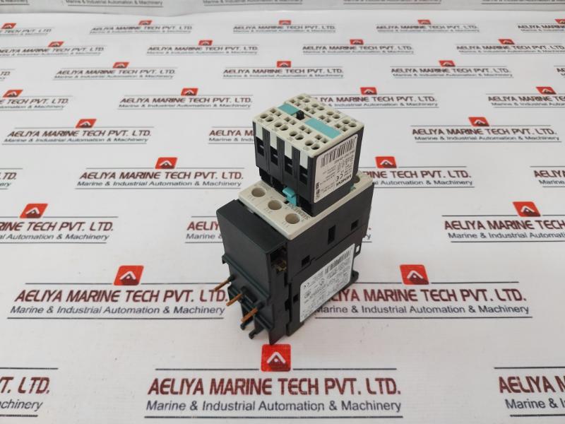 Siemens 3rt1026-3b..0 Power Contactor W/ Auxiliary Switch Block 3rh1921-2ha22