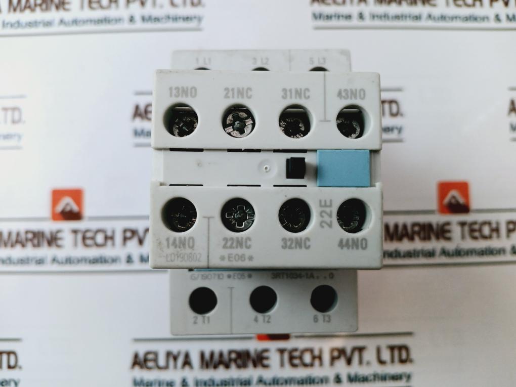 Siemens 3rt1034-1al20 Sirius Contactor 50a 50/60hz