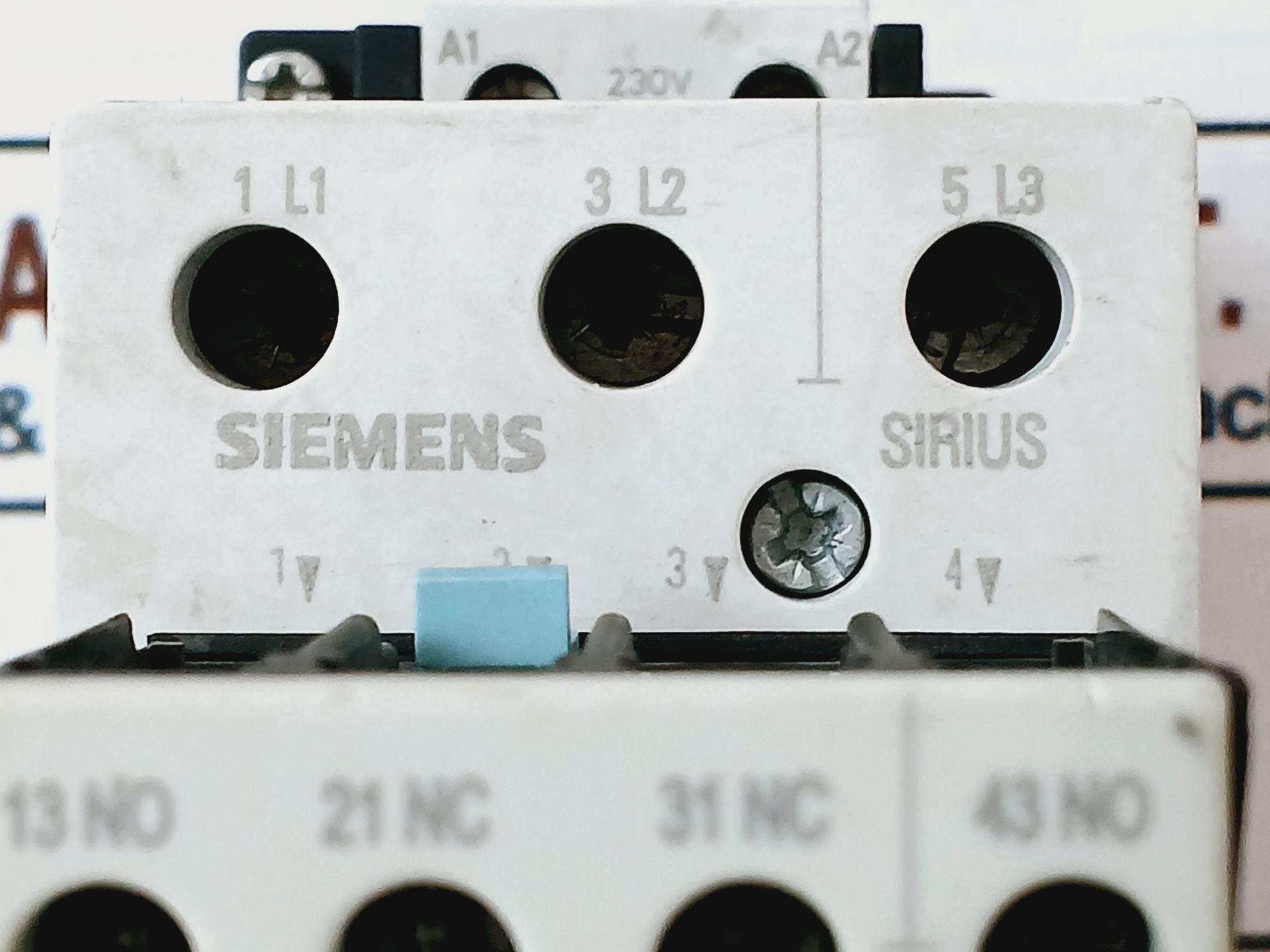 Siemens 3rt1034-1al20 Sirius Contactor 690v 50/60hz