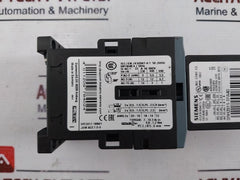 Siemens 3rt2017-1bb41 Contactor W/ 3rh2911-1fa40 Switch Block, 3rt2916-1lm00