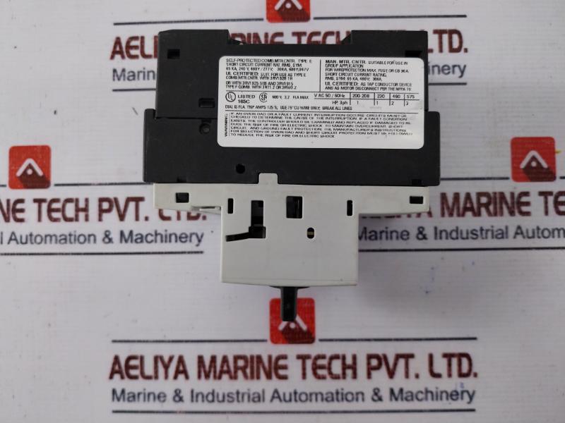 Siemens 3rv1021-1da10 Circuit Breaker For Motor Protection 42a 50/60 Hz