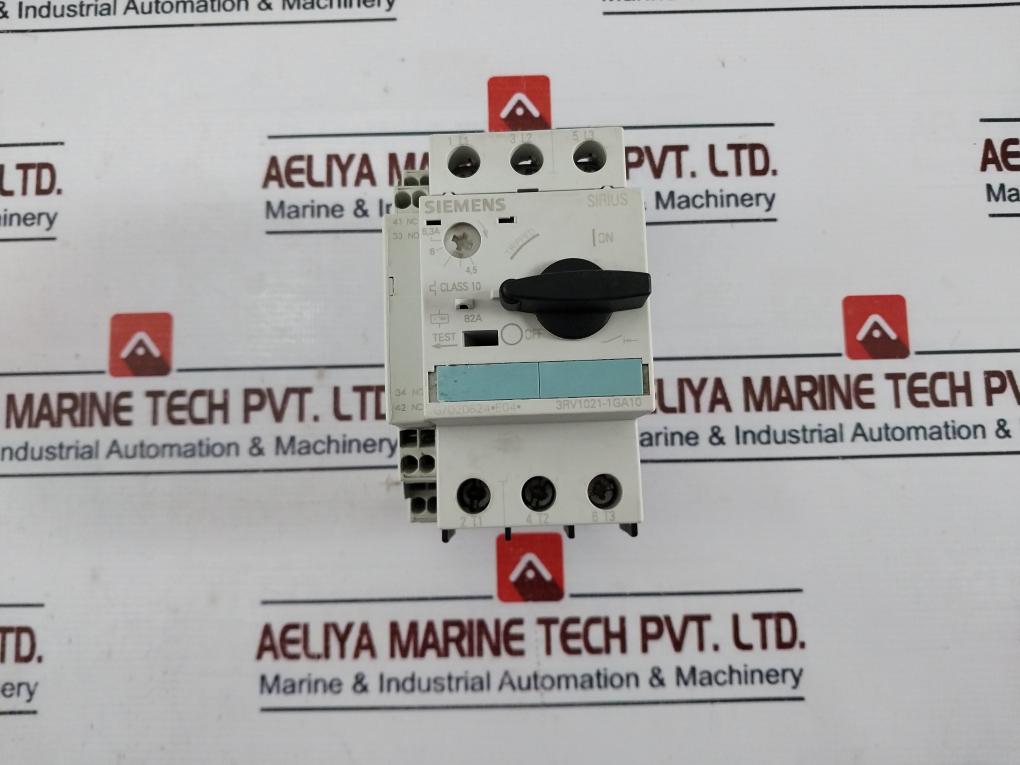 Siemens 3rv1021-1ga10 Siruis Manual Protection Circuit Breaker Clas 10 82a