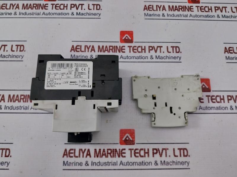 Siemens 3rv1021-1ha10 Circuit Breaker For Motor Protection 10a 690v 50/60hz