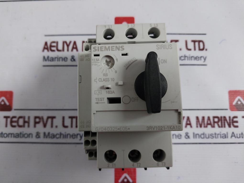 Siemens 3rv1021-1ka10 Circuit Breaker 690v