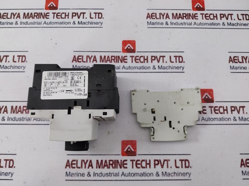 Siemens 3rv1021-1ka10 Circuit Breaker For Motor Protection 10a 50/60hz
