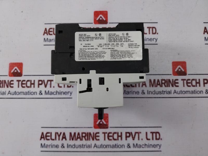 Siemens 3rv1021-4ba10 Circuit Breaker For Motor Protection 50/60hz 10a 690v