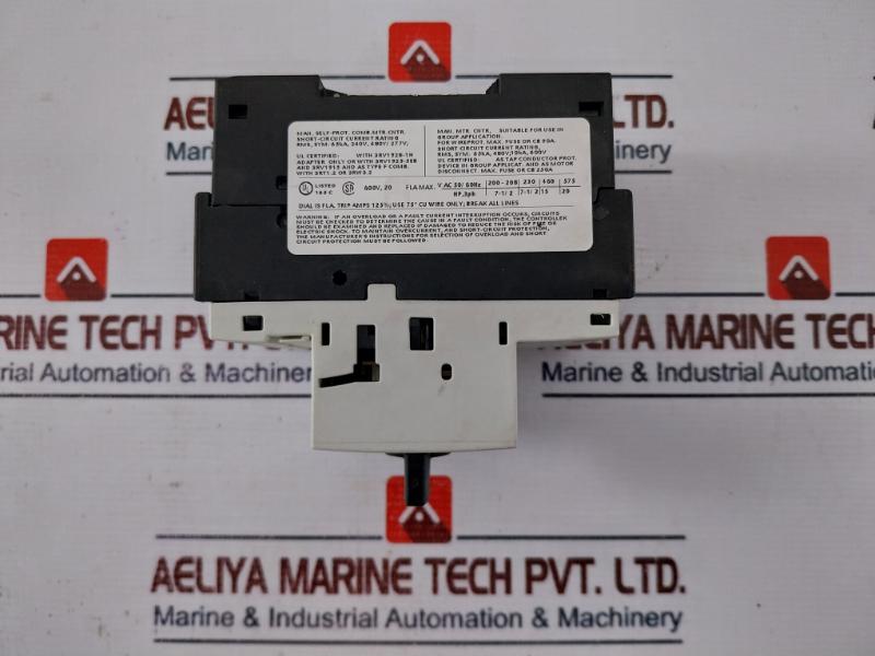 Siemens 3rv1021-4ba10 Circuit Breaker For Motor Protection G/070813, 14-20a