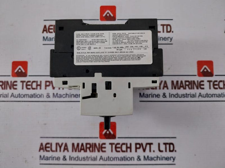 Siemens 3rv1021-4ba10 Circuit Breaker For Motor Protection G/070813, 14-20a