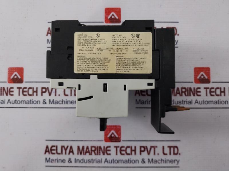 Siemens 3Rv1021-4Ba10 Circuit Breaker For Motor Protection 10A 690V