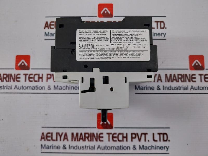 Siemens 3rv1021-4ba10 Circuit Breaker For Motor Protection 14-20a 690v