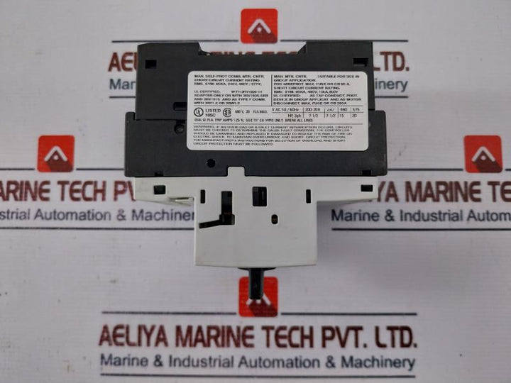 Siemens 3rv1021-4ba10 Circuit Breaker For Motor Protection 14-20a 690v