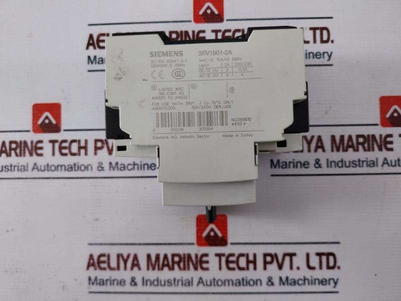 Siemens 3rv1021-4ba10 Circuit Breaker For Motor Protection 14-20a 690v