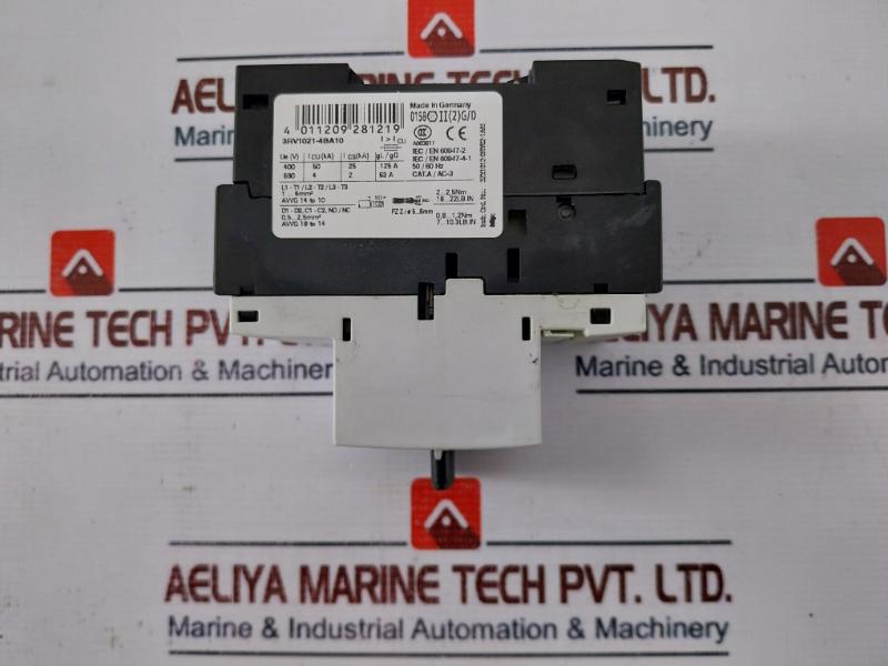 Siemens 3rv1021-4ba10 Circuit Breaker For Motor Protection 14-20a 690v
