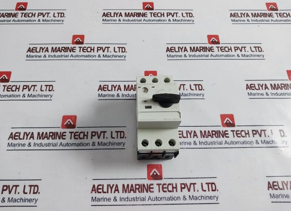 Siemens 3rv1021-4ba10 Circuit Breaker With Auxiliary Switch 50/60 Hz