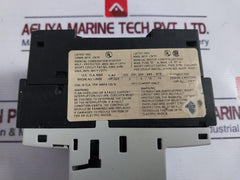 Siemens 3rv1021-4ba10 Circuit Breaker With Auxiliary Switch 75°c