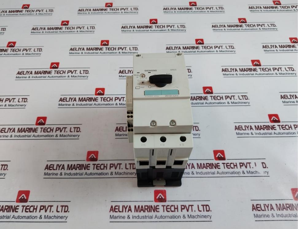Siemens 3rv1041-4ja10 Circuit Breaker Size S3 For Motor Protection