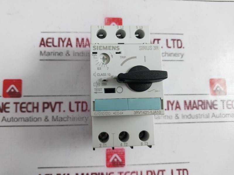 Siemens 3rv1421-1ja10 Sirius Manual Motor Starter circuit Breaker Protector 3zx10