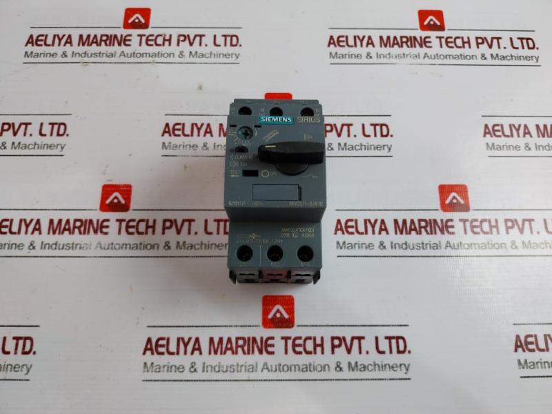 Siemens 3rv2011-0ja10 Molded Case Circuit Breaker