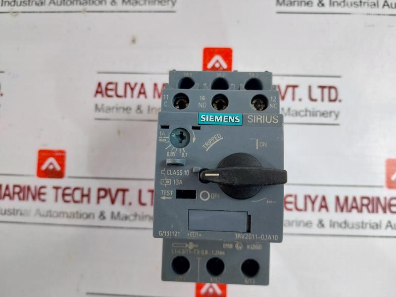 Siemens 3rv2011-0ja10 Molded Case Circuit Breaker