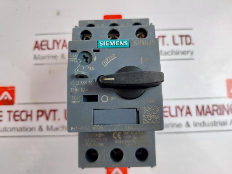 Siemens 3rv2011-1ga10 Molded Case Circuit G/190312