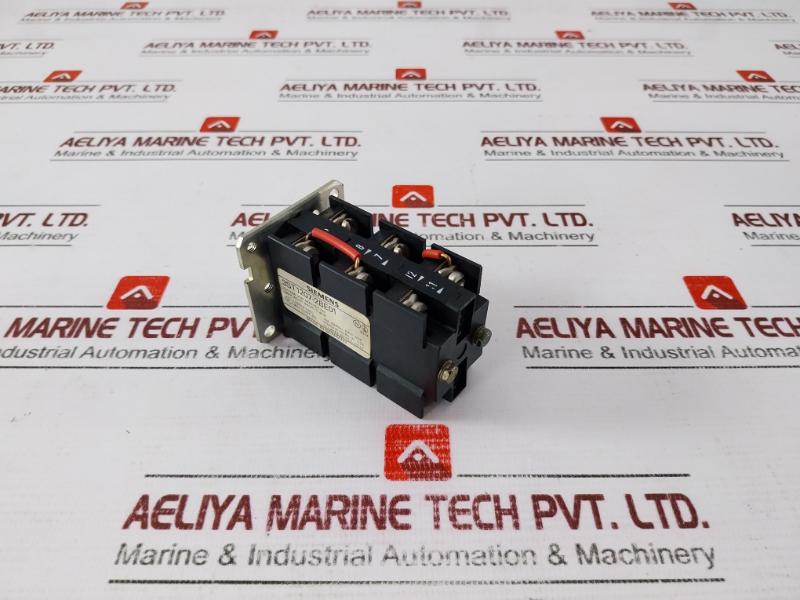 Siemens 3ST1207-2BE01 Control Switch for Motor 10A 600VAC