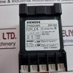 Siemens 3th2022-0af0 Contactor Relay 10a 240v