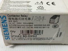 Auxiliary Contactor 3Th4280-0X2N Ac Siemens 220V 50Hz/60Hz