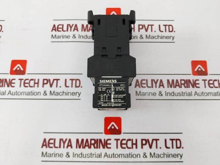 Siemens 3tx4440-2a Auxiliary Contact Switch Block A300/q300 5a/240v, 16a, 600vac