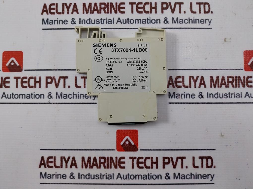 Siemens 3tx7004-1lb00 Output Coupling Link Relay Interface 24v