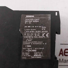 Siemens 3un2100-0an7 Thermistor Motor Protection Relay 220–240v 50/60hz