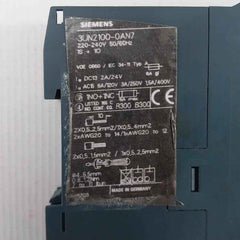 Siemens 3un2100-0an7 Thermistor Motor Protection Relay 220–240v 50/60hz
