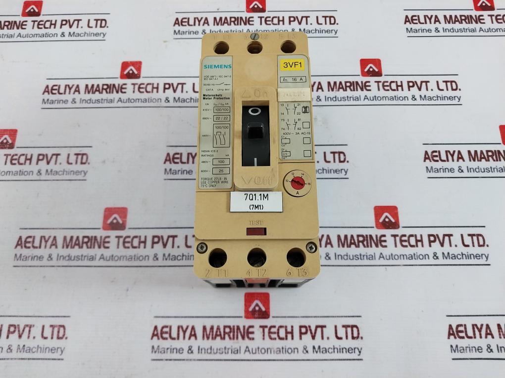 Siemens 3vf1231-1dc11-0ab4 Motor Protection Circuit Breaker 10-16a 16a