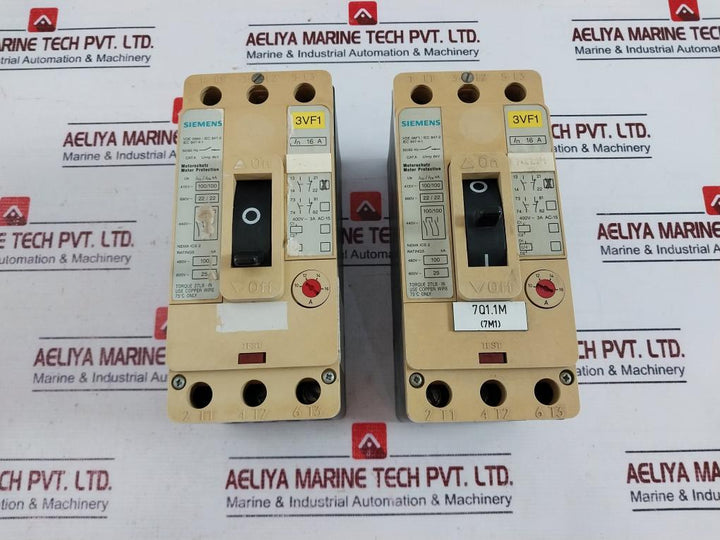 Siemens 3vf1231-1dc11-0ab4 Motor Protection Circuit Breaker 10-16a 16a