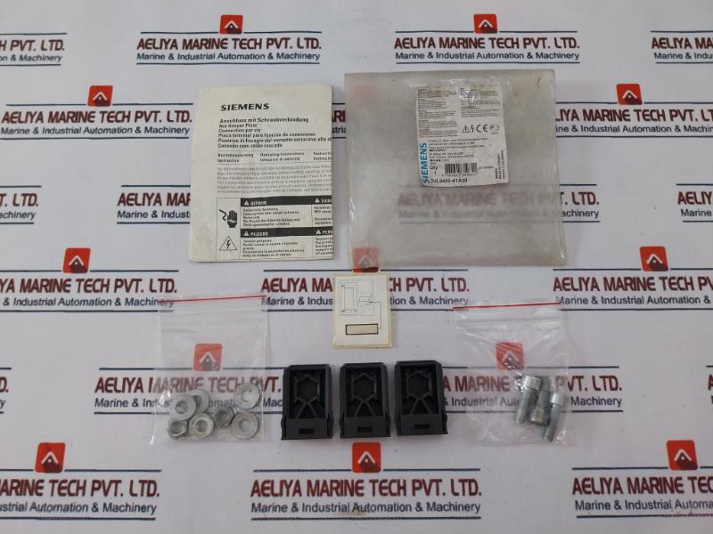 Siemens 3vl9400-4ta30 Connection Set W/ Screw Terminals For 3vl400