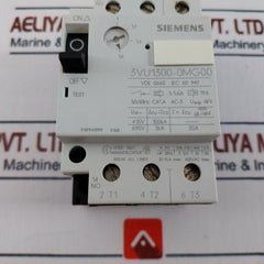 Siemens 3vu1300-0mg00 Circuit Breaker For Motor Protection 600vac Max 50/60hz